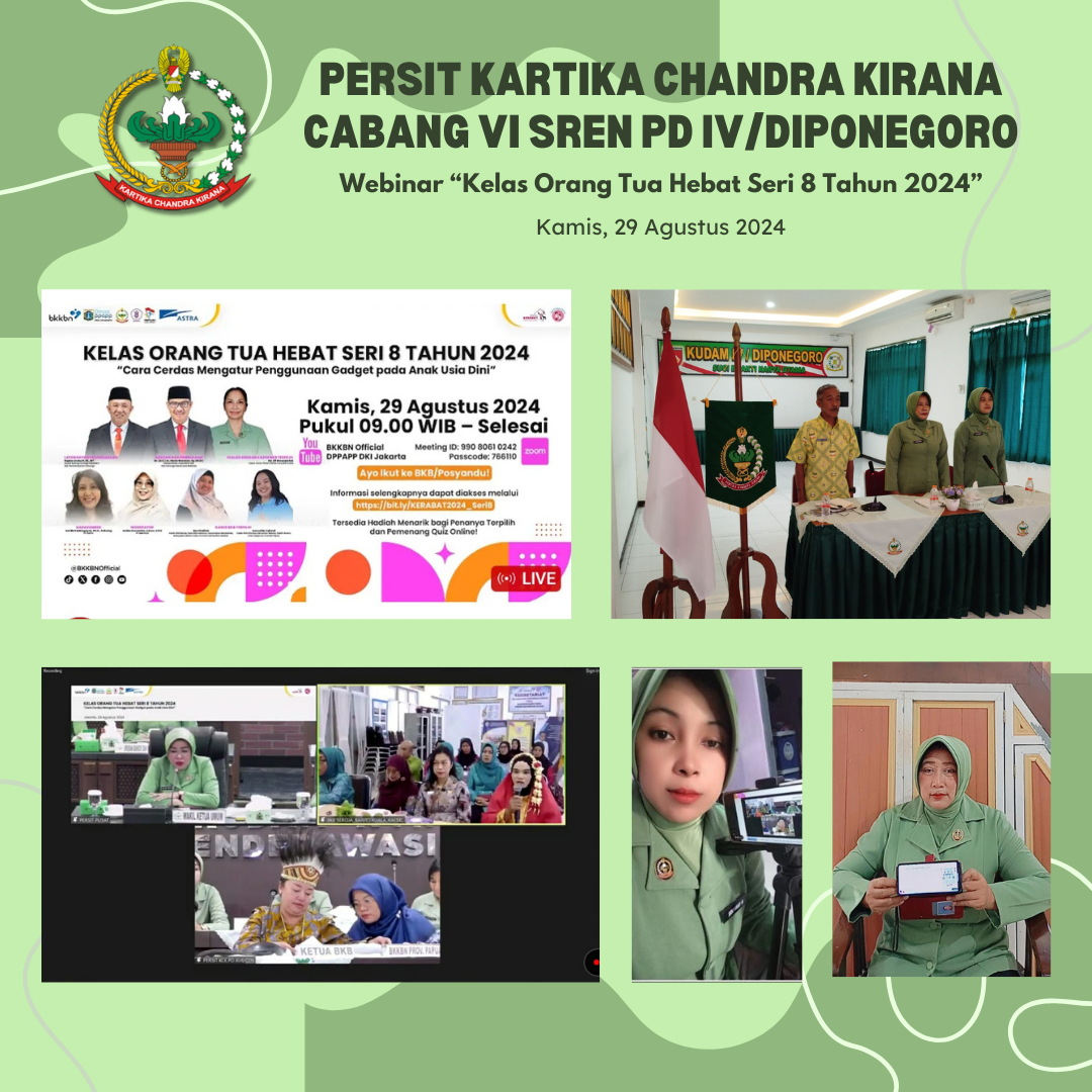 Webinar Kelas Orang Tua Hebat Seri 8 oleh BKKBN