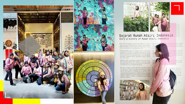 Wisata Edukasi Persit Ranting 3 Infolahta di Rumah Atsiri